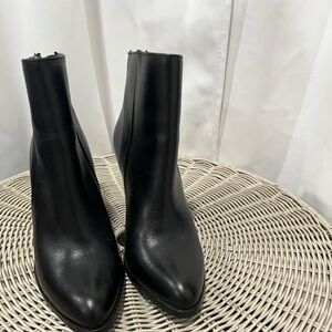Womens Black Leather Boots